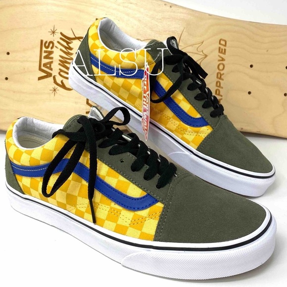 Vans Other - VANS Old Skool Otw Rally Checker Suede Canvas Men